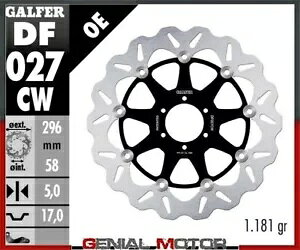 Galfer �t�����g �u���[�L �f�B�X�N �E�F�[�u �t���[�g �t�� 296x5mm �z���_ VTR 1000 F �t�@�C�A�X�g�[�� 97-99 Galfer Front Brake Disc WAVE FLOAT FULL 296x5mm HONDA VTR 1000 F FIRESTORM 97-99 �y���s�A���i�z