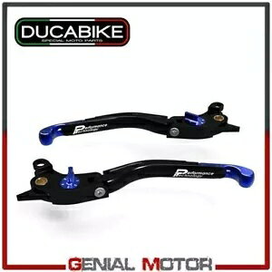 Leve �u���[�L/�N���b�`�����\ Eco GP2 Bk-Blue Ducabike Ducati GT 1000 2006-2010 Leve Brake / Clutch Adjustable Eco GP2 Bk-Blue Ducabike Ducati GT 1000 2006-2010 �y���s�A���i�z