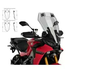 tgKX Puig CgX[N 3755H }n g[T[ 9 GT 900 2021 2023- Windshield Puig Light Smoke 3755H Yamaha Tracer 9 GT 900 2021 2023-