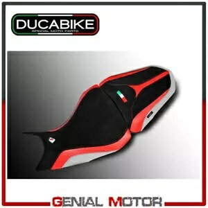 ThJo[ BkRedWhite CSMTS15DAW Ducabike Ducati Multistrada 1200 2015 - 2017 Saddle Cover BkRedWhite CSMTS15DAW Ducabike Ducati Multistrada 1200 2015 - 2017