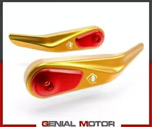 �n���h�K�[�h�ی� DUCABIKE �S�[���h���b�h Ducati HYPERMOTARD 950/SP 2019 2022 Handguards Protections DUCABIKE GOLD-RED Ducati HYPERMOTARD 950/SP 2019 2022 �y���s�A���i�z