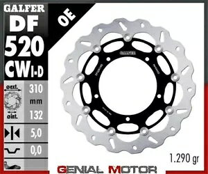 Galfer �t�����g�E�u���[�L�f�B�X�N �E�F�[�u�t���[�g �t��310x5m���}�n XTZ1200TENERE ABS18-20 Galfer Front Right Brake Disc WAVE FLOAT Full310x5mYAMAHA XTZ1200TENERE ABS18-20 �y���s�A���i�z