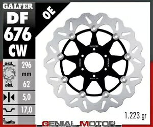 Galfer �t�����g �u���[�L �f�B�X�N �E�F�[�u �t���[�e�B���O �t��(ALU)296x5mm �z���_ �o���f�� ABS 2004 Galfer Front Brake Disc WAVE FLOATING FULL(ALU)296x5mm HONDA VARADERO ABS 2004 �y���s�A���i�z