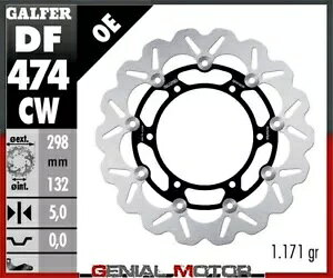 Galfer �t�����g �u���[�L�f�B�X�N �E�F�[�u �t���[�g �t�� 298x5mm ���}�n XVS1900 �~�b�h�i�C�g�X�^�[ 2013 Galfer Front BrakeDisc WAVE FLOAT FULL 298x5mm YAMAHA XVS1900 MIDNIGHT STAR 2013 �y���s�A���i�z