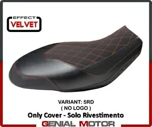 �V�[�g�T�h���J�o�[ �C�X�L�A�x���x�b�g���b�h(RD)T.I.�h�D�J�e�B �X�N�����u���[(���ׂ�)2015-2021 Seat saddle cover Ischia Velvet Red(RD)T.I. for DUCATI SCRAMBLER(all)2015-2021 �y���s�A���i�z