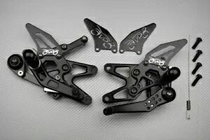 ubN [VO AZbg tbgXg TRIUMPH Xg[g gv R RX 675 L67LR 2013-2017 Black Racing Rearsets Footrest TRIUMPH Street Triple R RX 675 L67LR 2013-2017