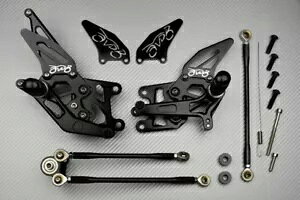 �u���b�N���[�V���O�����\�ȃ��A�Z�b�g�t�b�g���X�g�z���_ CBR 600 RR 600RR PC40 2007-2008 Black Racing Adjustable Rearsets Footrest HONDA CBR 600 RR 600RR PC40 2007-2008 �y���s�A���i�z