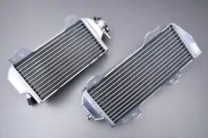 E + [VOEH[^[WG[^[pXYL RMZ 250 2010-2012 Right + Left Reinforced Racing Water Radiators Cooling SUZUKI RMZ 250 2010-2012