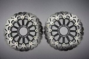 EF[u t[eBO tg u[L fBXN 330mm ̃yA DUCATI 1199 PANIGALE ABS 2012-2015 Pair of Wave Floating Front Brake Discs 330mm DUCATI 1199 PANIGALE ABS 2012-2015