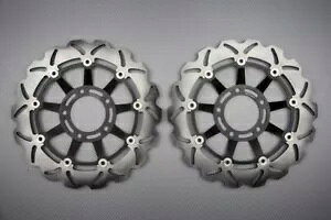 EF[u t[eBO tg u[L fBXN 320mm yA gCAt ^CK[ 1050 X|[c 2013-2015 Pair of Wave Floating Front Brake Discs 320mm TRIUMPH TIGER 1050 SPORT 2013-2015