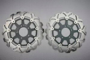 u[L fBXN tg EF[u t[g 300 mm ̃yA SUZUKI GSXR 750 GSX-R 2004-2005- Pair of brake discs front wave fleet 300 mm SUZUKI GSXR 750 GSX-R 2004-2005-