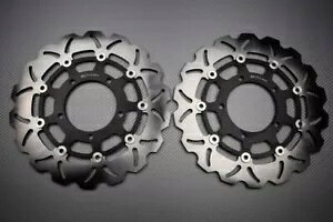 u[L fBXN tg EF[u t[g 310 mm ̃yA SUZUKI GSXR 1000 GSX-R 2007-2008- Pair of brake discs front wave fleet 310 mm SUZUKI GSXR 1000 GSX-R 2007-2008-