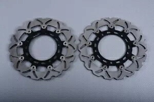 u[LfBXN tg EF[u t[g 290 mm XYL SVN SV 650 ABS 2007-2010- ̃yA Pair of brake discs front wave fleet 290 mm SUZUKI SVN SV 650 ABS 2007-2010-