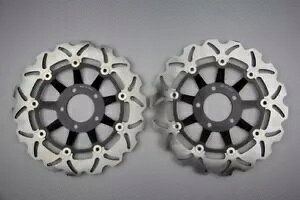 u[L fBXN tg EF[u t[g 300 mm ̃yA SUZUKI RGV GAMMA 250 1991-1996- Pair of brake discs front wave fleet 300 mm SUZUKI RGV GAMMA 250 1991-1996-