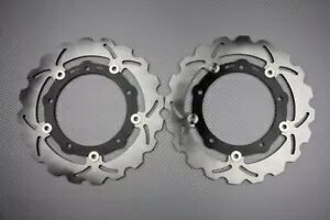 u[L fBXN tg EF[u t[g 267 mm }n T-max 530 / abs 2012-2014- ̃yA Pair of brake discs front wave fleet 267 mm Yamaha T-max 530 / abs 2012-2014-
