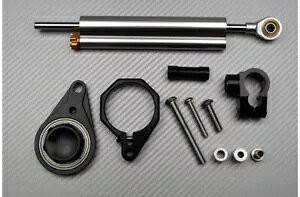 �V���o�[ �X�e�A�����O �_���p�[ + �}�E���e�B���O �L�b�g SUZUKI GSXR 750 GSX-R 2008-2010 Silver Steering Damper + Mounting kit SUZUKI GSXR 750 GSX-R 2008-2010 �y���s�A���i�z