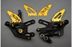 �S�[���h���[�V���O ���߉\�ȃ��A�Z�b�g �t�b�g���X�g �z���_ CBR 600 RR 600RR PC40E 2021-2022 Gold Racing Adjustable Rearsets Footrest HONDA CBR 600 RR 600RR PC40E 2021-2022 �y���s�A���i�z