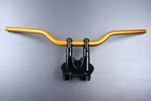 nho[pCU[ S[hubN }n TMAX 560 / TECH MAX SJ18 2020-2021- Riser for handlebar adjustment gold-black Yamaha TMAX 560 / TECH MAX SJ18 2020-2021-