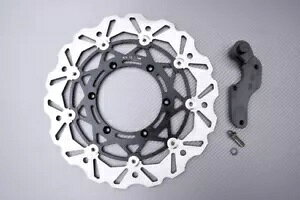 �I�[�o�[�T�C�Y �u���[�L ���m�f�B�X�N 320mm + �I�t�Z�b�g �u���P�b�g ���}�n WR 125 WR125 1998-2000 Oversize Brake Monodisc 320mm + Offset Bracket YAMAHA WR 125 WR125 1998-2000 �y���s�A���i�z