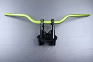�n���h���o�[�����p���C�U�[ ���C�g�O���[���u���b�N ���}�n TMAX 530 / SX / DX 2017-2019- Riser for handlebar adjustment light green-black Yamaha TMAX 530 / SX / DX 2017-2019- �y���s�A���i�z