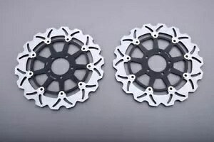 EF[u t[eBO tg u[L fBXN 330mm ̃yA KAWASAKI ZX10R SE 2018-2020 Pair of Wave Floating Front Brake Discs 330mm KAWASAKI ZX10R SE 2018-2020