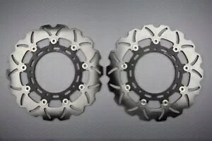 EF[u t[eBO tg u[L fBXN 310mm ̃yA }n YZF R1 YZF-R1 RN19 2007-08 Pair of Wave Floating Front Brake Discs 310mm YAMAHA YZF R1 YZF-R1 RN19 2007-08