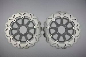 u[L fBXN tg EF[u t[g 300 mm ̃yA }n TDM 850 4TX 1996-2001- Pair of brake discs front wave fleet 300 mm Yamaha TDM 850 4TX 1996-2001-