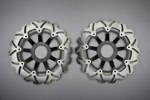 �E�F�[�u �t���[�e�B���O �t�����g �u���[�L �f�B�X�N 296mm �z���_ CBR 900 RR 900RR SC28 1992-1993 Wave Floating Front Brake Discs 296mm HONDA CBR 900 RR 900RR SC28 1992-1993 �y���s�A���i�z