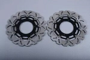 EF[u t[eBO tg u[L fBXN 310mm yA XYL GSX-S 1000 F GSXS 2015-2021 Pair of Wave Floating Front Brake Discs 310mm SUZUKI GSX-S 1000 F GSXS 2015-2021