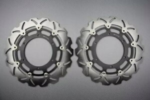 �E�F�[�u �t���[�e�B���O �t�����g �u���[�L �f�B�X�N 320mm ���}�n FJR 1300 AE AE / V�AW�AX�AY 2006-2011 Wave Floating Front Brake Discs 320mm YAMAHA FJR 1300 AE AE / V,W,X,Y 2006-2011 �y���s�A���i�z