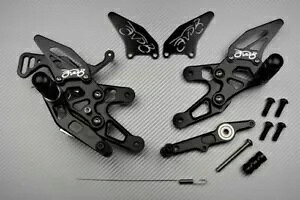 ubN [VO ߉\ȃAZbg tbgXg BMW S 1000 RR S1000RR 2R10 2015-2018 Black Racing Adjustable Rearsets Footrest BMW S 1000 RR S1000RR 2R10 2015-2018