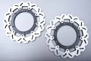 EF[u t[eBO tg u[L fBXN 300mm ̃yA KAWASAKI Z900RS ZR900 2018-2021 Pair of Wave Floating Front Brake Discs 300mm KAWASAKI Z900RS ZR900 2018-2021