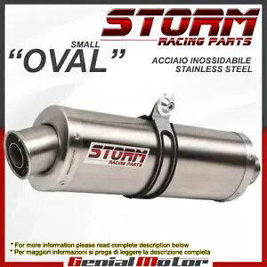 Exhaust Storm by Mivv }t[ I[o X`[ AvA gDIm t@C^[ 1000 2004 04 Exhaust Storm by Mivv Muffler Oval Steel Aprilia Tuono Fighter 1000 2004 04