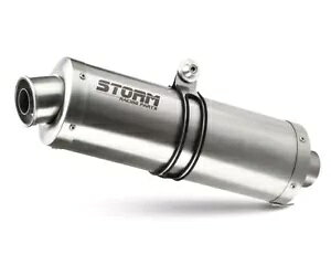 rCXg[ by Mivv }t[ I[oX`[ z_ CBR 1000 Rr 2006 - 2007p Exhaust Storm by Mivv Muffler Oval Steel for Honda Cbr 1000 Rr 2006 - 2007