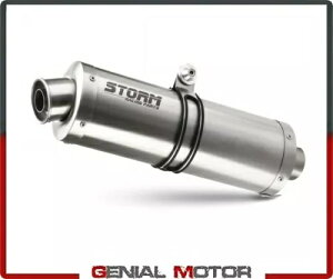 Mivv }t[ I[o X`[rCXg[ z_ Xlv 650 Transalp 2005 - 2007p Exhaust Storm by Mivv Muffler Oval Steel for Honda Xlv 650 Transalp 2005 - 2007