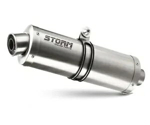 �r�C�}�t���[ Storm By Mivv �I�[�o�� �X�e�����X�X�`�[�� KTM 690 SMC R 2020 - 2023 Exhaust Muffler Storm By Mivv Oval Stainless Steel Ktm 690 SMC R 2020 - 2023 �y���s�A���i�z