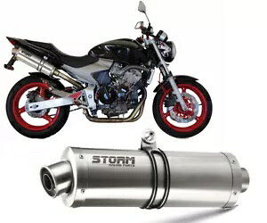rCXg[ by Mivv }t[ I[oX`[ z_ z[lbg 600 2003 - 2006 Exhaust Storm by Mivv Muffler Oval Steel for Honda Hornet 600 2003 - 2006