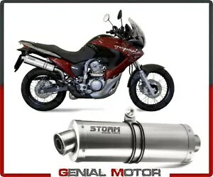 rCXg[ by Mivv }t[ I[oX`[ z_ Xlv Transalp 700 2009 09p Exhaust Storm by Mivv Muffler Oval Steel for Honda Xlv Transalp 700 2009 09