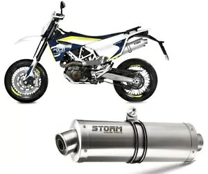 �r�C�}�t���[ �X�g�[�� By Mivv �I�[�o�� �X�e�����X�X�`�[�� �n�X�N�o�[�i 701 2017 - 2020 Exhaust Muffler Storm By Mivv Oval Stainless Steel Husqvarna 701 2017 - 2020 �y���s�A���i�z