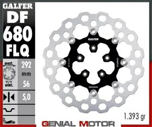 Galfer �t�����g �u���[�L �f�B�X�N CUBIQ FLOAT 292x5mm HARLEY.D FLS SOFTAIL SLIM 2012 Galfer Front Brake Disc CUBIQ FLOAT 292x5mm HARLEY.D FLS SOFTAIL SLIM 2012 �y���s�A���i�z