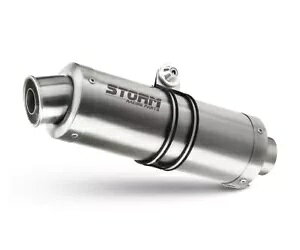Exhaust Storm by Mivv }t[ I[o X`[ gCAt ^CK[ 1050 2007 - 2013p Exhaust Storm by Mivv Muffler Oval Steel for Triumph Tiger 1050 2007 - 2013
