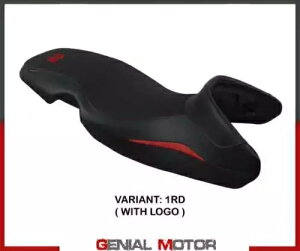 �V�[�g�T�h���J�o�[ ���[�K�����b�hRD+���S T.I. BMW F 650 GS 2000 - 2007�p Seat saddle cover Mogan Red RD + logo T.I. for BMW F 650 GS 2000 - 2007 �y���s�A���i�z