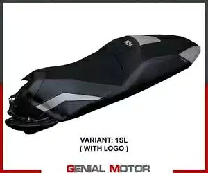 V[gThJo[ j[Vo[SL{S T.I.z_ ADV 350 2022 - 2023 Seat saddle cover Nilli Silver SL + logo T.I. for Honda ADV 350 2022 - 2023