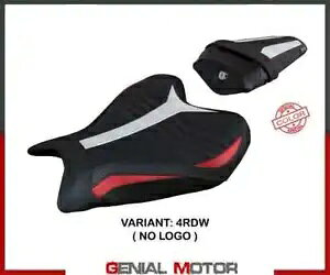 �V�[�g �T�h�� �J�o�[ Thera �E���g���O���b�v ���b�h - �z���C�g RDW T.I.���}�n R7 2021 - 2023 Seat saddle cover Thera ultragrip Red - White RDW T.I. for Yamaha R7 2021 - 2023 �y���s�A���i�z