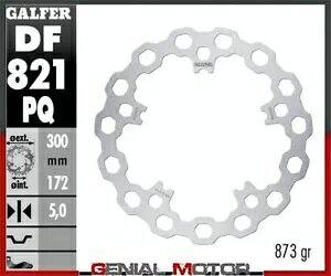 Galfer �u���[�L�f�B�X�N �t�����g CUBIQ 300x5 mm HARLEY D VRSCF V-ROD MUSCLE 2008- Galfer brake discs front CUBIQ 300x5 mm HARLEY D VRSCF V-ROD MUSCLE 2008- �y���s�A���i�z