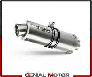 �r�C�X�g�[�� by Mivv �}�t���[ �I�[�o���X�`�[�� ���}�n YZF 600 R6 1999 - 2002�p Exhaust Storm by Mivv Muffler Oval Steel for Yamaha Yzf 600 R6 1999 - 2002 �y���s�A���i�z