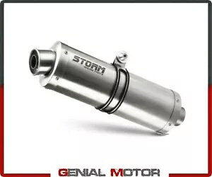 Mivv }t[ I[o X`[rCXg[ z_ Xlv 650 Transalp 2002 02p Exhaust Storm by Mivv Muffler Oval Steel for Honda Xlv 650 Transalp 2002 02