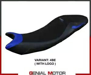 V[gThJo[ f[u[BE{S T.I.gCAt^CK[ 660 2021 - 2023 Seat saddle cover Derry Blue BE + logo T.I. for Triumph Tiger 660 2021 - 2023
