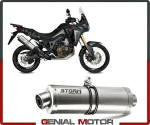 Exhaust Storm by Mivv }t[ I[o X`[ z_ 1000 L AtJcC 2016 - 2019 Exhaust Storm by Mivv Muffler Oval Steel Honda 1000 L Africa Twin 2016 - 2019