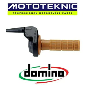 Moto Roma �o�C�N�ɓK�����郏�b�t�� �O���b�v�t�� Domino Commandos �I�t���[�h �X���b�g�� Domino Commandos Offroad Throttle with Waffle Grips to fit Moto Roma Bikes �y���s�A���i�z